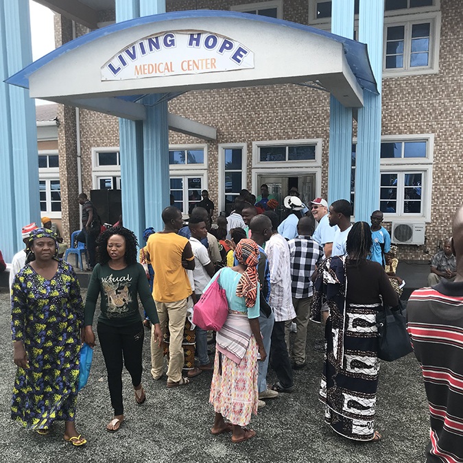 The Living Hope Medical Center built by the Acho Family Foundation in Nigeria