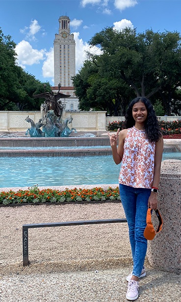   Fielding job offers from Coinbase and Intuit, Ravikumar will graduate in May after just three years at The University of Texas Austin, an experience she describes as the best thing that could have happened to her.  