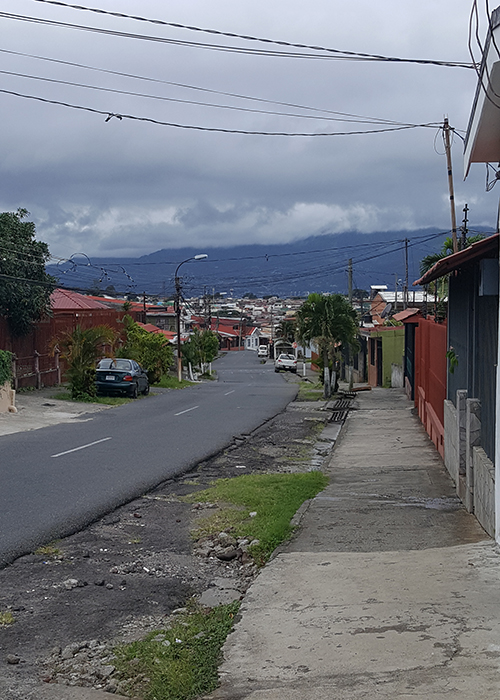 A road in Costa Rica