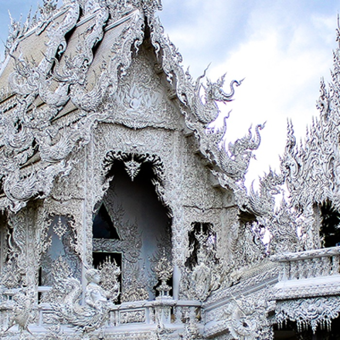 white palace-looking building in asia