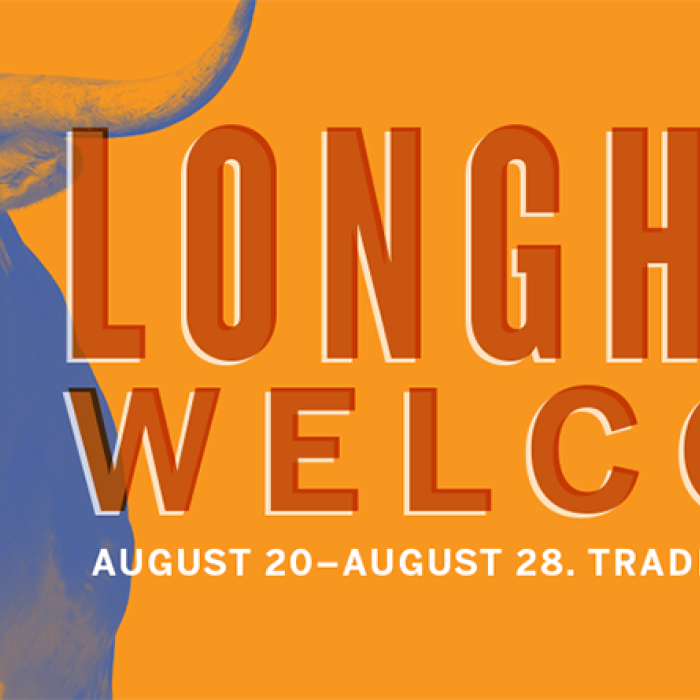 Longhorn Welcome 2020. August 20-28. Tradition Starts Here.