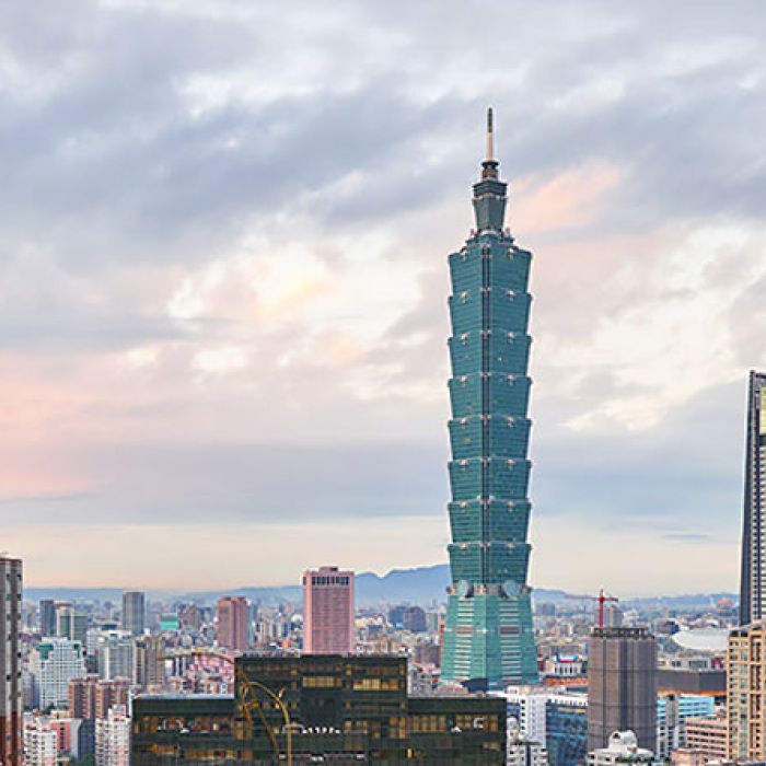 Skyline of Taipei City, Taiwan