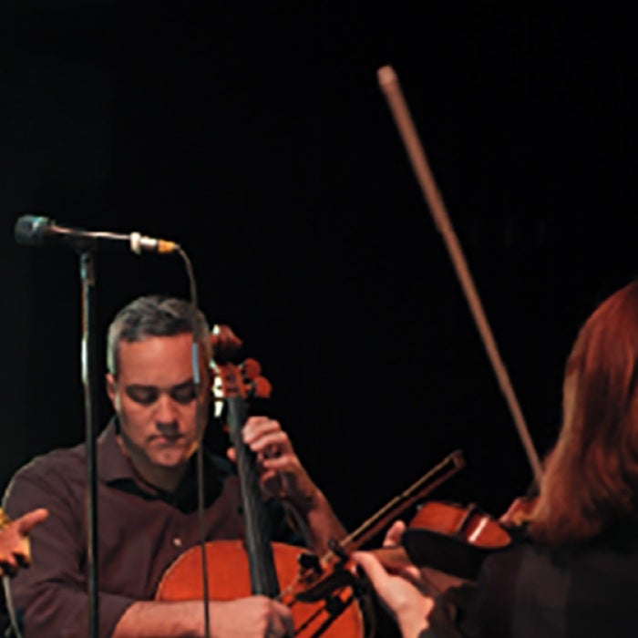 Nathalie Joachim and Spektral Quartet performing together