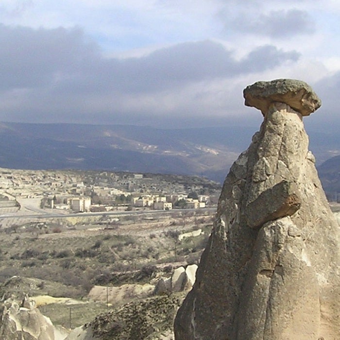 Panoramic shot of mountains in Turkey