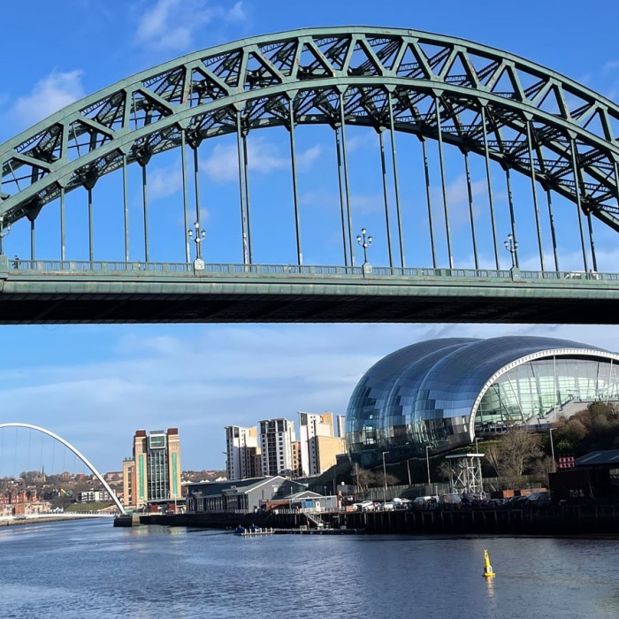 Tyne Bridge over the River Tyne in Newcastle, England