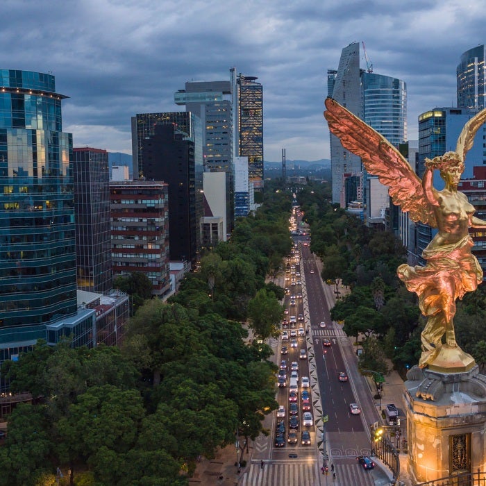 famous statue in mexico city