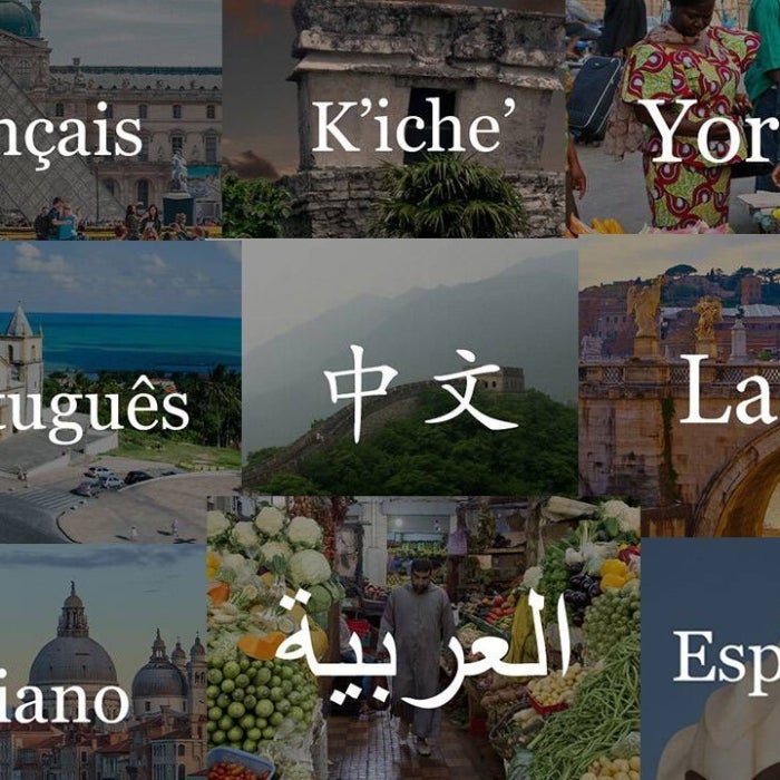 Header for Texas Language Center event