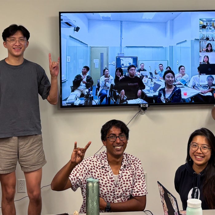 Group of GVE students smiling