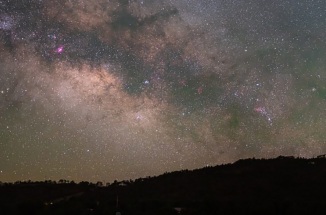 Starry skies shown above McDonald Observatory in Fort Davis, Texas