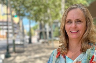 Heather Thompson, outgoing director of Education Abroad at UT Austin's Texas Global