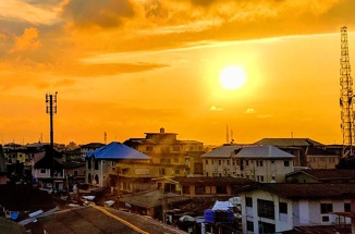 Sunset in Nigeria
