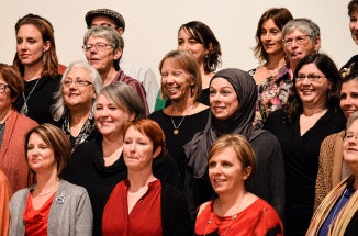 Group shot of instructors at UT's English Language Center