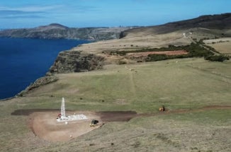 Portugal's first spaceport on a cliff overlooking the ocean