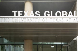 Entryway of Texas Global at 2400 Nueces Street in Austin, Texas
