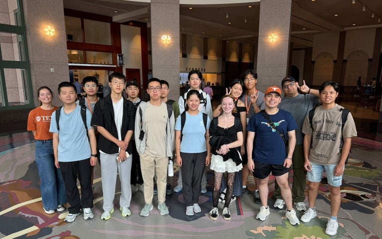 GSI students at the Bob Bullock Texas State History Museum