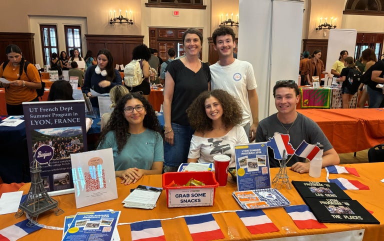 Program coordinators for UT French Department summer program in Lyon, France