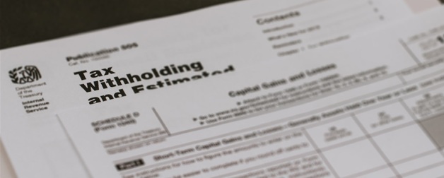 image of a tax form