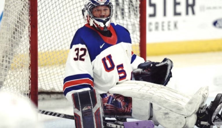 UT alum Jen Lee plays goalie for the U.S. Men's Paralympic Hockey Team