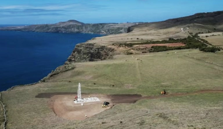 Portugal's first spaceport on a cliff overlooking the ocean
