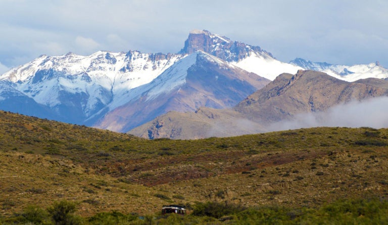 The Andean mountains in Argentina.
