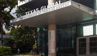 a view of the outside of the texas global building 