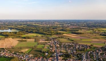 a view of the belgian countryside