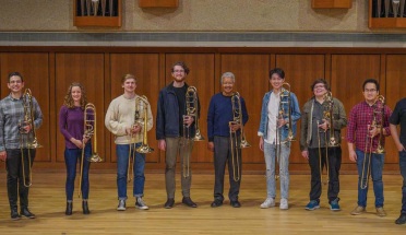 The UT Austin Trombone Choir will travel to Switzerland for a six-week residency in May.