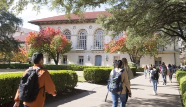 Battle Hall on the University of Texas at Austin campus