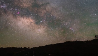 Starry skies shown above McDonald Observatory in Fort Davis, Texas