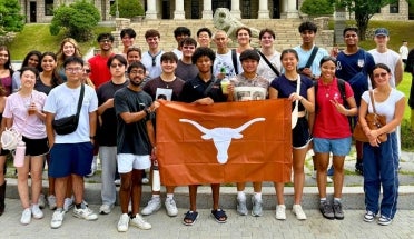 Launched in the 2024-25 academic year, Take the World by the Horns is a competitive program that allows incoming first-year students to spend their initial college semester abroad in one of four global cities: Seoul, South Korea; Panama City, Panama; Copenhagen, Denmark; or a new option in Stockholm, Sweden, added to the program in 2025.