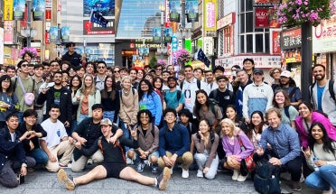 UT Professor Brian Korgel's May Term class in Shinjuku, Japan