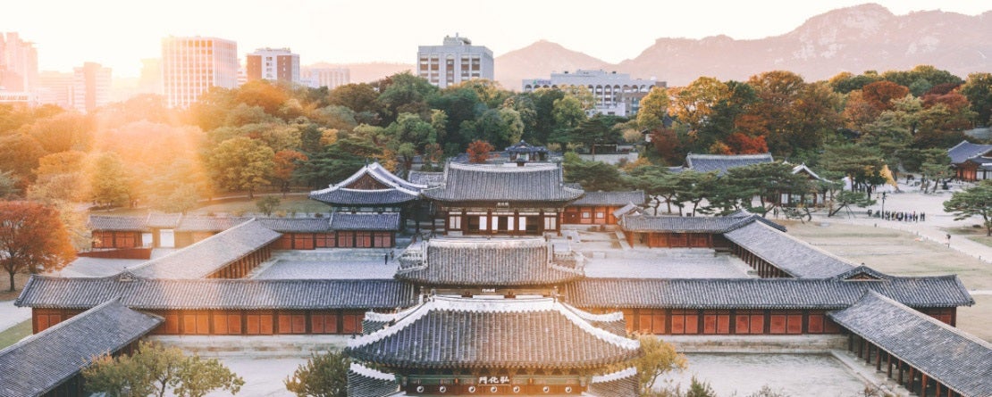 view of the forbidden city in China