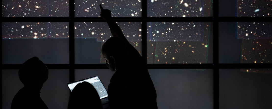 Researchers observe galaxies in a massive stitched image captured by NASA’s James Webb Space Telescope showing what may be among the earliest galaxies ever observed.