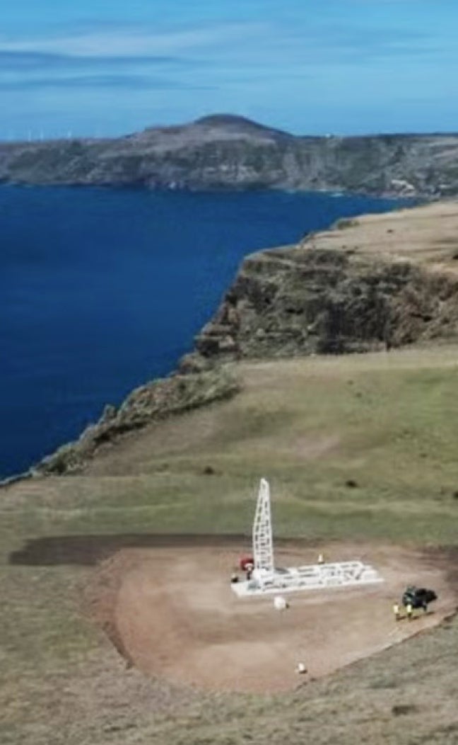 Portugal's first spaceport on a cliff overlooking the ocean