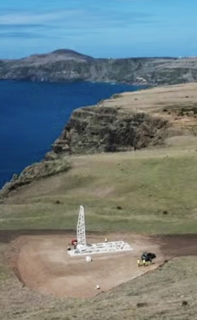 Portugal's first spaceport on a cliff overlooking the ocean