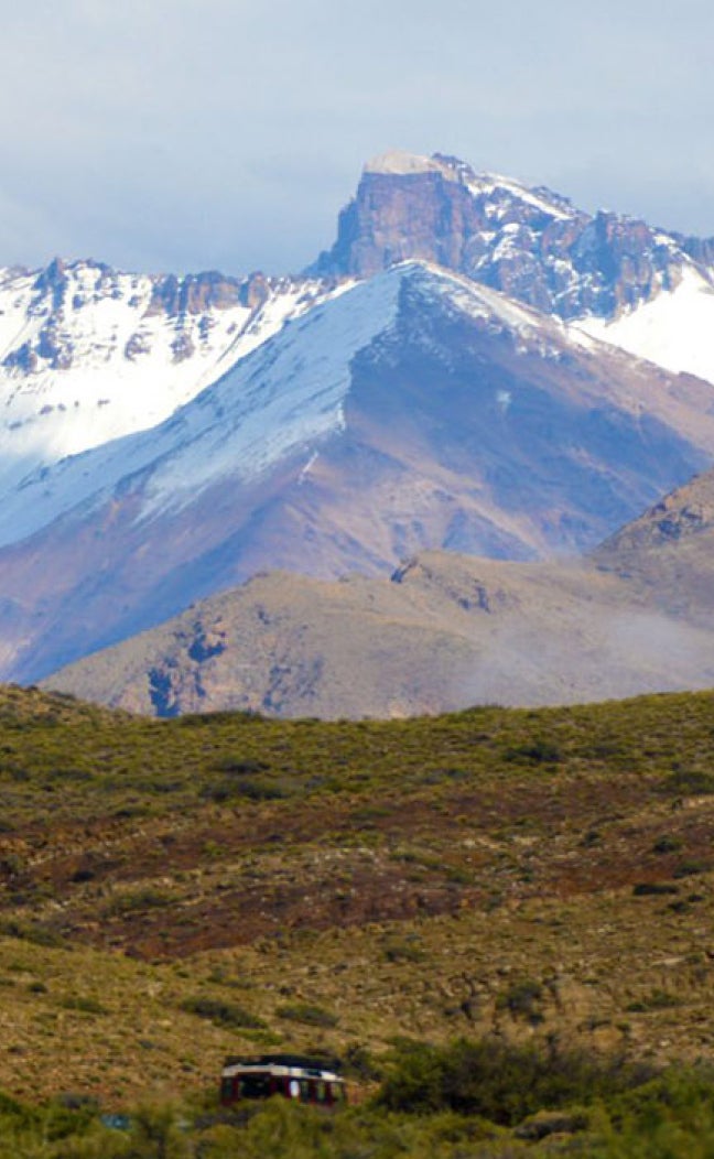 The Andean mountains in Argentina.