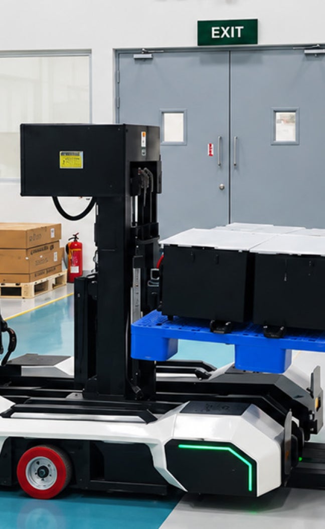 Autonomous forklift from Doozy Robotics