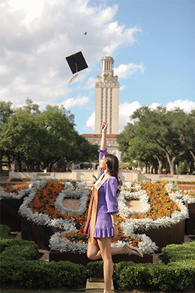 “After four years as a Longhorn, I can truly say that what starts here changes the world!” Rodriguez proclaimed, adding, “Graduating is such a big milestone for me and my family, so I know they’re really proud of this.” 