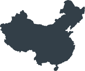 Outline map of China