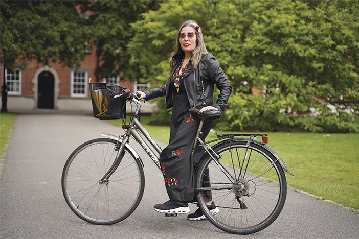 The pedestrianized Capel Street is an example of Dublin’s increasing adoption of cycling as a viable mode of carbon-neutral transportation.
